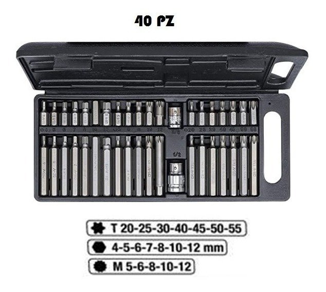 Συλλογή μύτες 10mm Torx-Allen-Spline BGS-7073