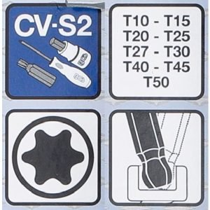 Κλειδιά torx T10 - T50 BGS-818