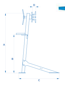 Βάση Μηχάνης Ικανότητας 300 Kg OMCN