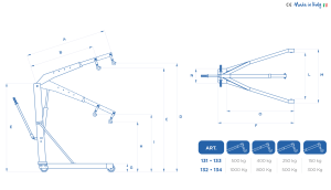 Γερανάκι 500 Kg OMCN-131