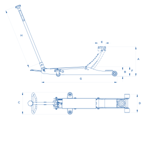 Υδραυλικός Γρύλος 3000 Kg OMCN-3020
