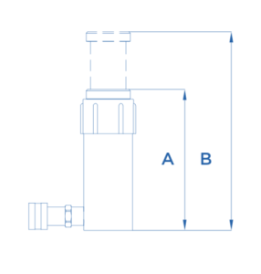 Έμβολο κοντό 15 cm 12 Tons OMCN-108