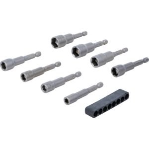 Καρυδάκια σετ δραπανοκατσάβιδου 1/4 BGS-2758