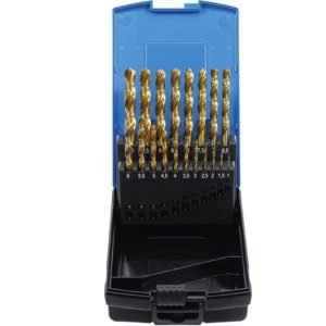 Περιστρεφόμενο τρυπάνι | HSS G | νιτρωμένο τιτάνιο | 1 - 10 χιλ. | 19 τεμ.