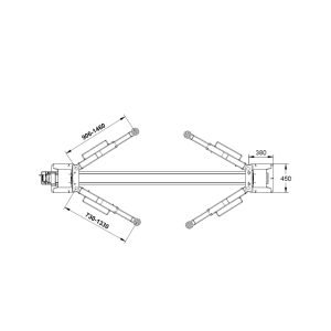 Ανυψωτικό Δικόλωνο 4 τόνων