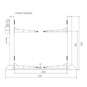 Ανυψωτικό Δικόλωνο 4 τόνων