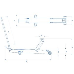 Υδραυλικός Γρύλος 15000 Kg OMCN-123