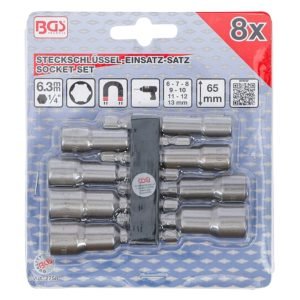 Καρυδάκια σετ δραπανοκατσάβιδου 1/4 BGS-2758