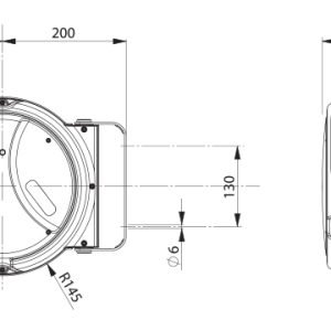 Zeca Μπαλαντέζα Φωτός με Λάμπα Χελώνα – 14Μ της Ιταλικής εταιρείας Zeca.