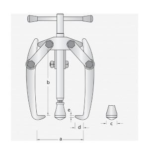 ΕΞΟΛΚΕΑΣ ΜΕ 3 ΒΡΑΧΙΟΝΕΣ 40mm GEDORE 1.13/02