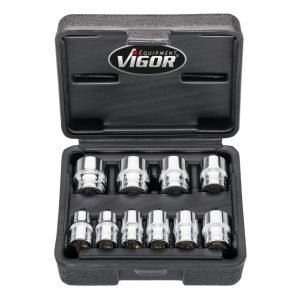 Σετ καρυδάκια 10mm 3/8" VIGOR V7538/10