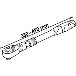 Καστάνια 1/2 αναστρεφόμενη VIGOR V6612