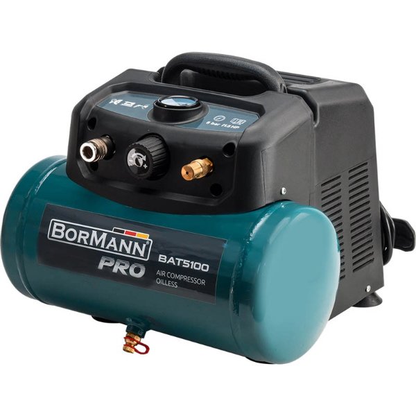 BORMANN Pro ΑΕΡΟΣΥΜΠΙΕΣΤΗΣ OIL-LESS 1.5Hp/6Lt 035541