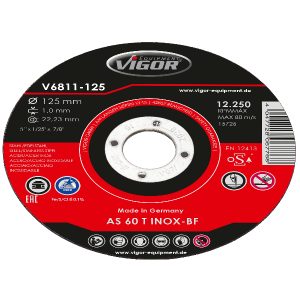 Σετ δίσκων κοπής 10 τεμάχια VIGOR-V6811-125