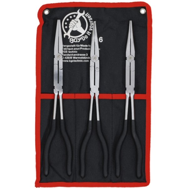 Σετ μυτοτσίμπιδα έξτρα μακριά 3 τεμαχίων BGS-416