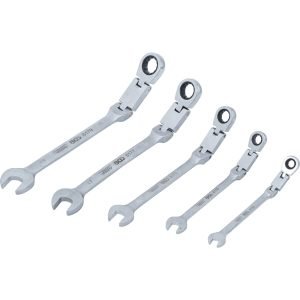 Γερμανοπολύγωνα καστάνιας σπαστά 8-19mm σετ 5 τμχ. BGS-6181