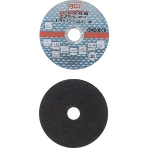 Δίσκοι κοπής INOX 5 τεμ 125×1.0x22.2mm BGS-3936